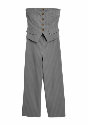 ROCHELLE HUMES PINSTRIPE BANDEAU. - Tuta jumpsuit - grey