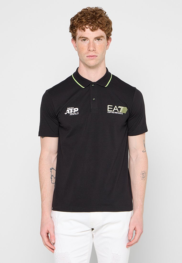 EA7 Emporio Armani Poloshirt zwart EA7 Emporio Armani Poloshirt zwart