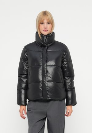 VILIDDA SHINNY PUFFER SHORT JACKET - Zimní bunda - black