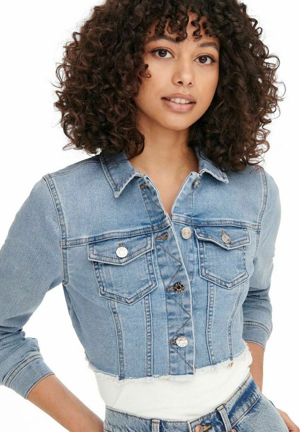 ONLWONDER CROPPED - Denim jacket2