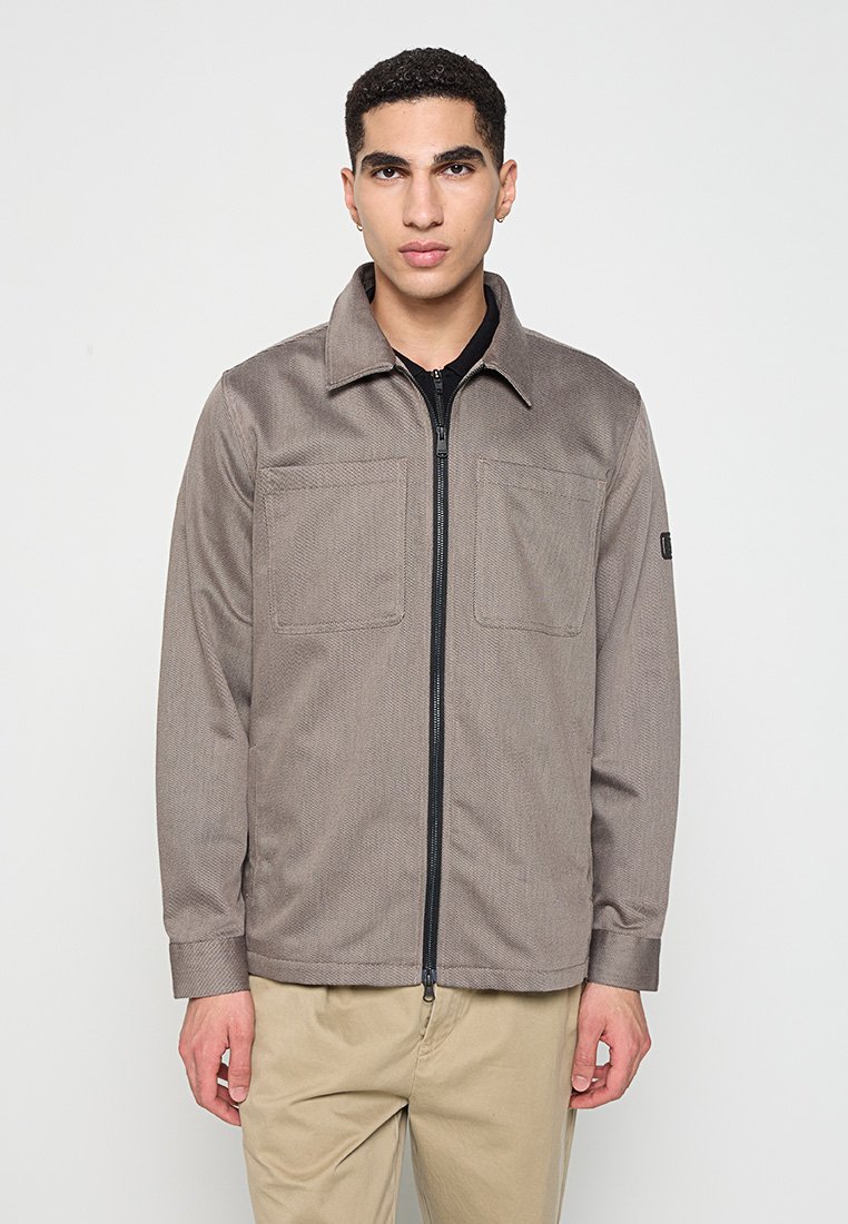 Barbour International Lichte jas grijs