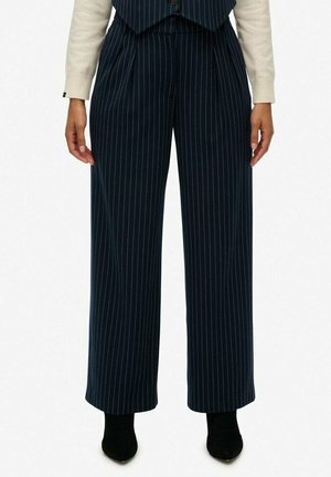 MID RISE PINSTRIPE - Pantaloni - navy pinstripe