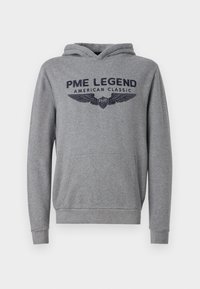 AMERICAN CLASSIC LOGO HOODIE - Mikina - grey melee
