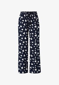 Geselecteerd, blau gemustert