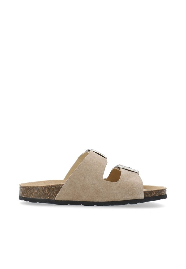 BIAMIAMI TWO BUCKLE - Mules - sand2