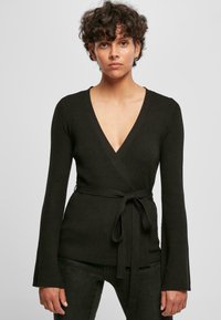 Urban Classics - WRAPPED - Cardigan - black Thumbnail Image 1