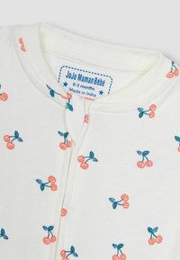 JoJo Maman Bébé CHERRY  ZIP REGULAR FIT - Natdragt - cream