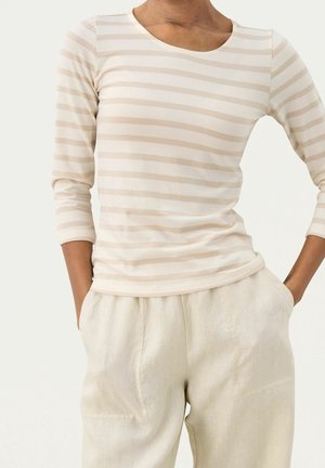 Top s dlouhým rukávem - beige