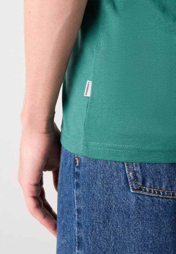 EMBROIDERY TEE - Print T-shirt - dark mint2