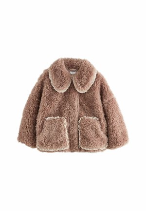Next, TEDDY COLLARED JACKET - Vinterjakker - neutral brown