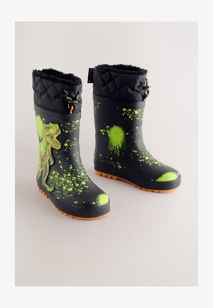 Next, THINSULAT CUFF STANDARD - Bottes de neige - black dinosaur