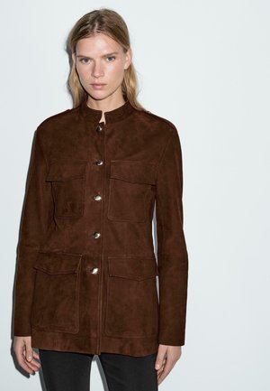 Lederjacke - brown