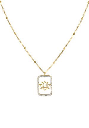 HALSKETTE LOTUS - Necklace - gold-coloured