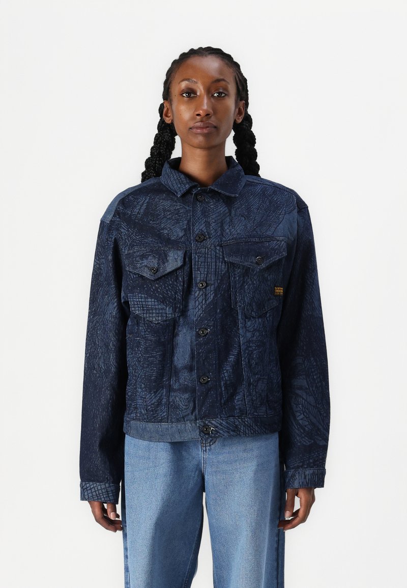 G-STAR RELAXED JACKET  - Chaqueta vaquera - dark blue denim