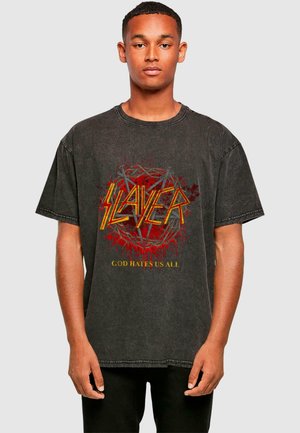 SLA - GOD HATES US PENTAGRAM  TEE - T-Shirt print - black