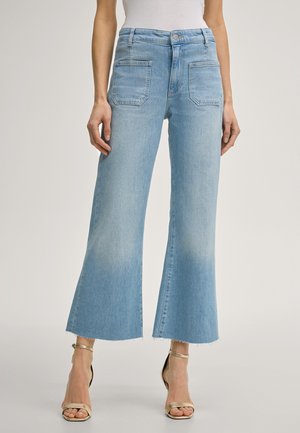 ELEA - Flared Jeans - helles jeansblau washed