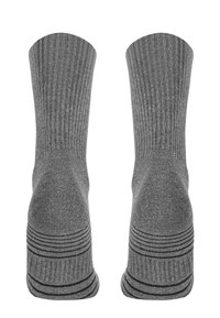 Normani 4 TREKKING MIT POLSTERSOHLE UND KOMFORTBUND - Socken - grau