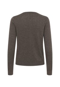 Part Two ELLAH - Cardigan - dark mink melange