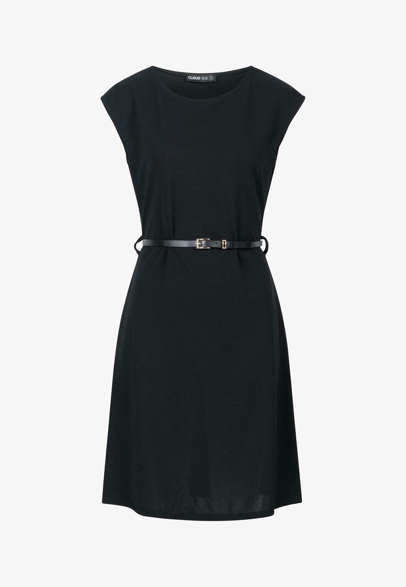 Cloud 5ive INCL. BELT - Day dress - black - Zalando.ie Cloud 5ive INCL. BELT - Day dress - black - Zalando.ie