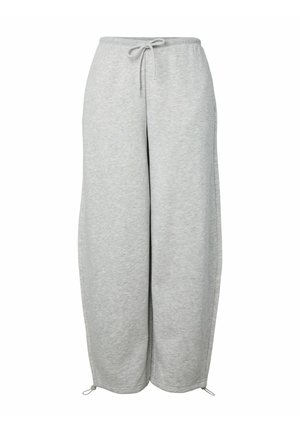 Pieces, SWEATPANTS PCSALI CHILLI MW - Pantalon de survêtement - light grey melange