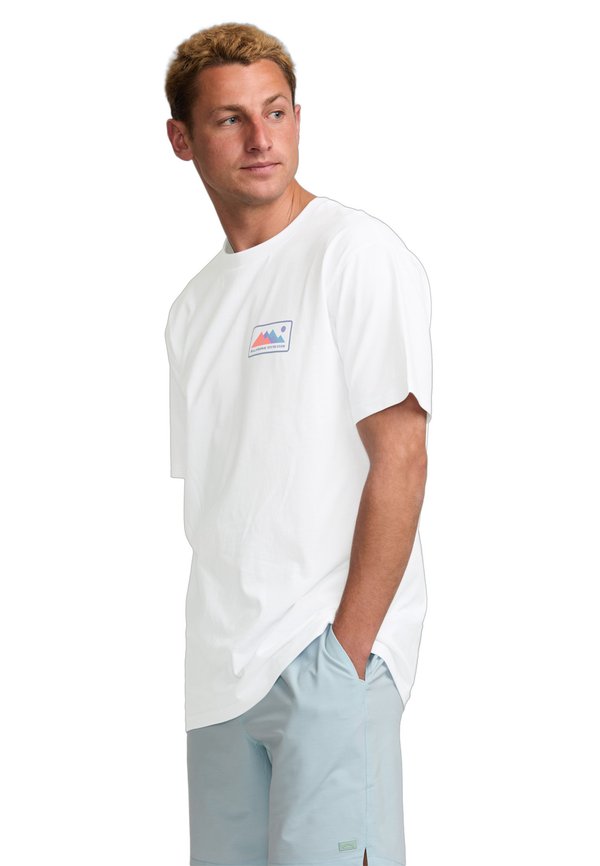 RANGE - Print T-shirt - wht2