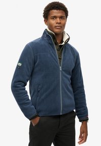 Superdry & Co ACTIVE FULL ZIP - Forro polar - lauren navy