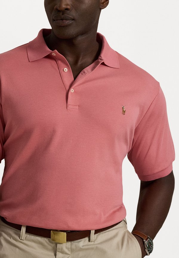 SOFT COTTON POLO SHIRT - Polo shirt - desert rose2