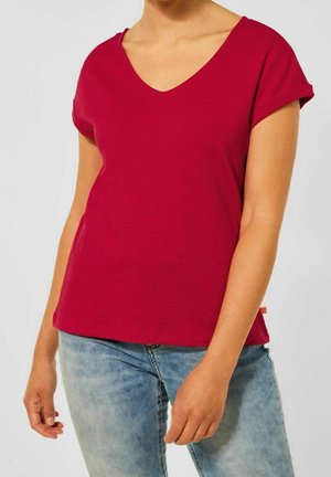 T-Shirt basic - metallic red