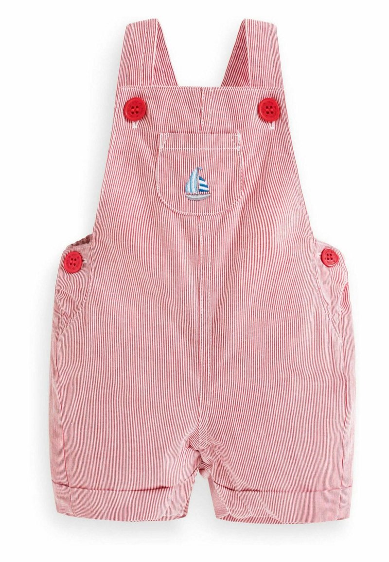 JoJo Maman Bébé BOAT STRIPE STANDARD - Salopette - red