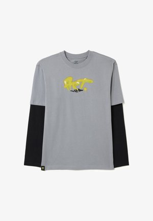 T-shirt à manches longues - grey/black