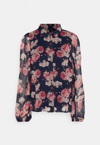 Vero Moda VMKAYA  - Blusa com botões - navy blazer peony