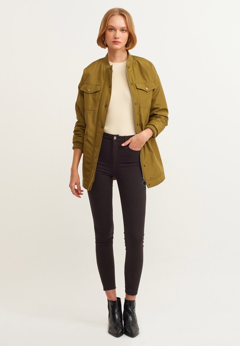 Damen Strickjacken | OXXO Strickpullover moon sheel/offwhite - JH13955 Damen Strickjacken | OXXO Strickpullover moon sheel/offwhite - JH13955