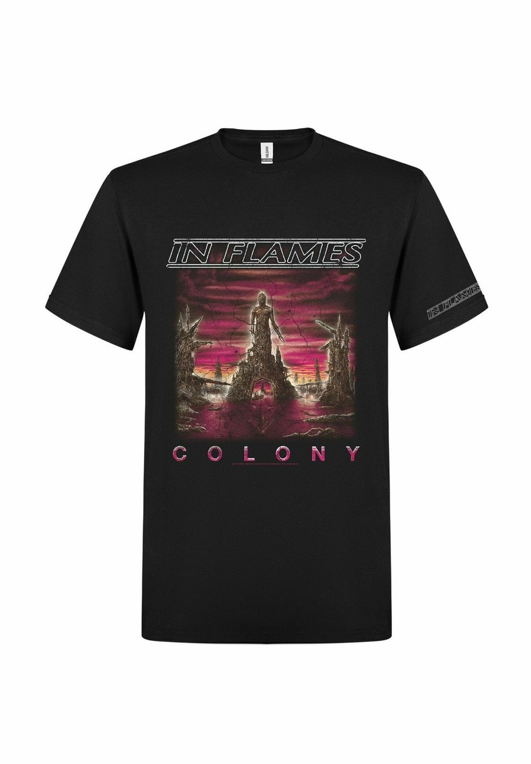 rockshirts IN FLAMES COLONY - Print T-shirt - black - Zalando