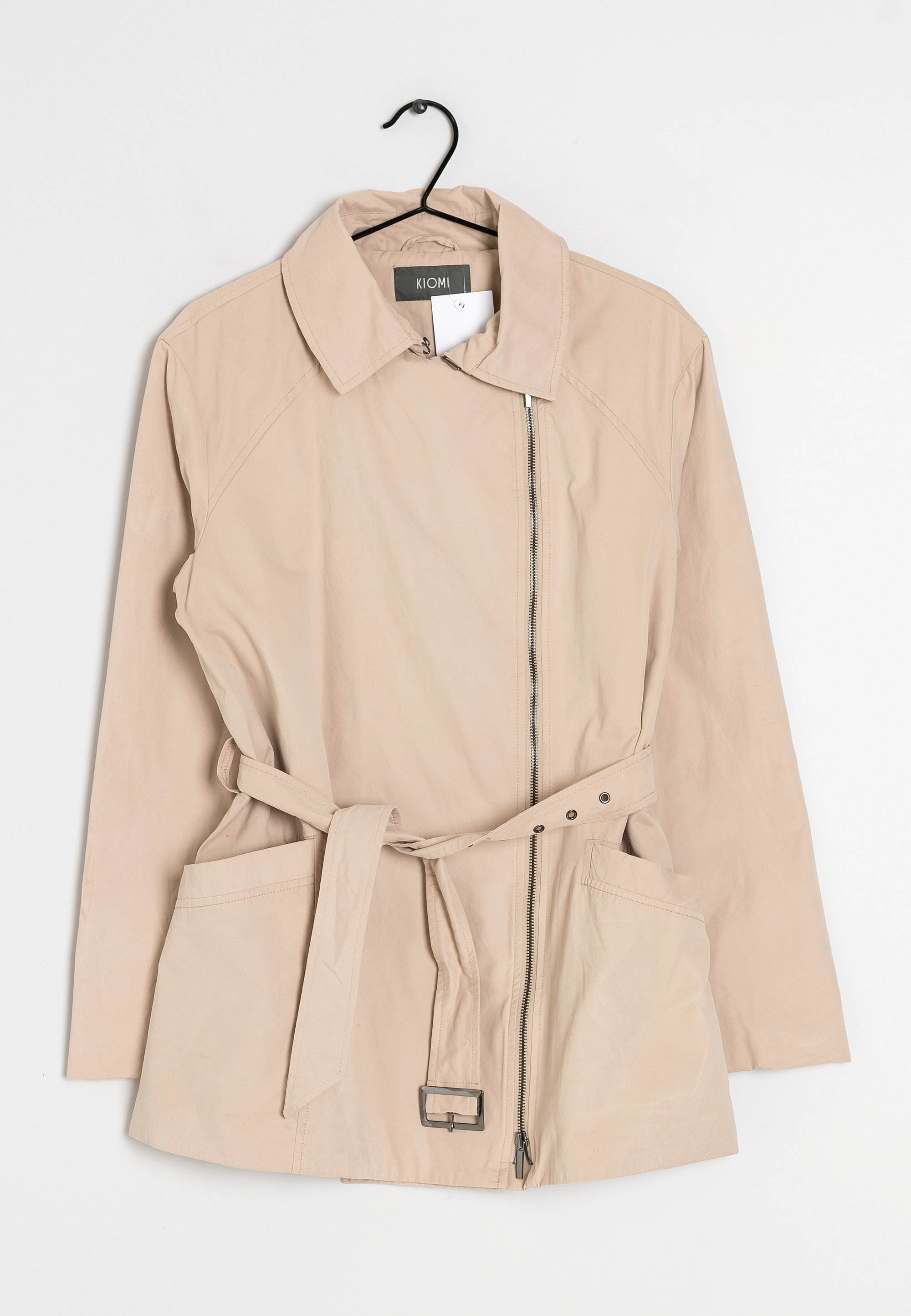 Winter Jacket Kiomi Trenchcoat Navy Men Coat With Belt Herrnalise