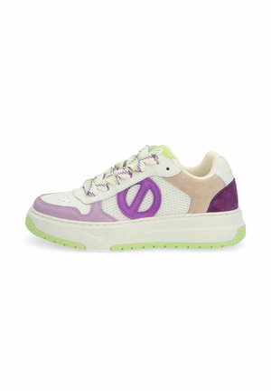 Sneakers laag - lilas blanc casse violet