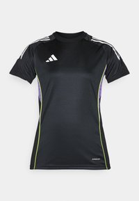 TIRO25C TRAINING JERSEY WOMEN - Αθλητικό μπλουζάκι - black/purple rush