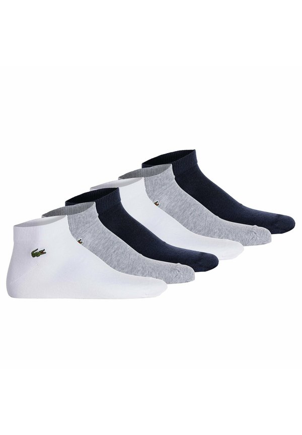 6PACK - Socks - weiß grau dunkelblau