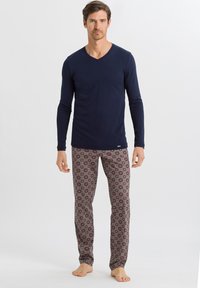 Hanro DAY SET - Nattøj sæt - classic tie print