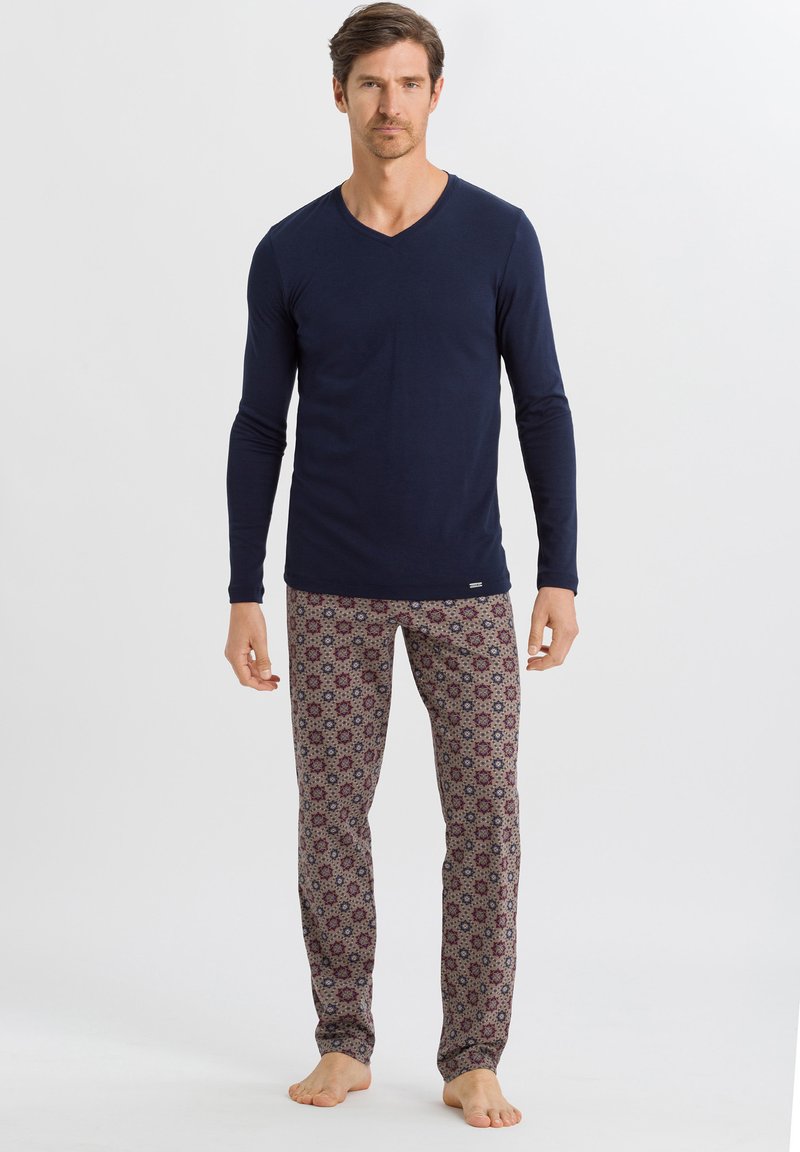 Hanro DAY SET - Nattøj sæt - classic tie print