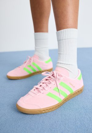 HAMBURG - Trainers - clear pink/solar green/gold metallic
