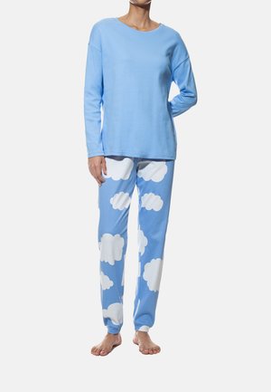 CLOUDS - Pyjama - blue silk