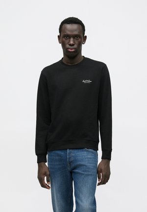 JJEARCHIVE GRAPHIC CREW NECK  - Sweatshirt - black