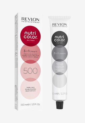 Revlon Professional NUTRI COLOR™ FILTERS 3 IN 1 CREAM COLOR CARE AND SHINE SEMI PERMANENT - Conditioner - 500 purple red