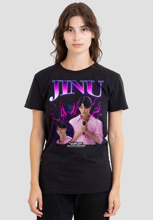 Print T-shirt - black