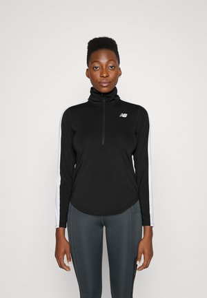ACCELERATE HALFZIP - Top dugih rukava - black