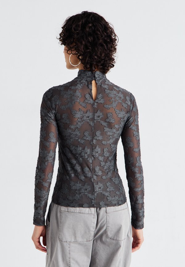 VMINA HIGH NECK - Long sleeved top - asphalt2