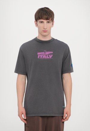 Print T-shirt - grigio scuro
