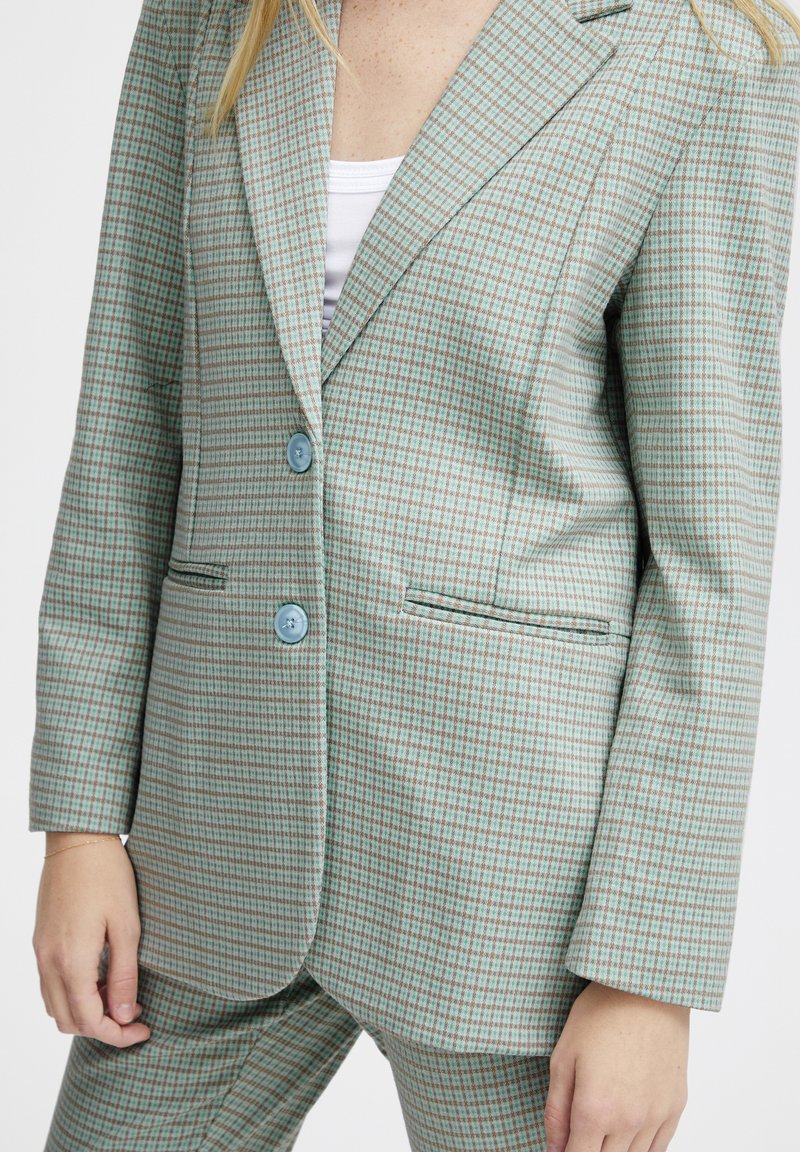 ICHI Dames IHKATE Cameleon Oversize BL Blazer, 194010/Total Eclipse, M, 194010/Total Eclipse, M