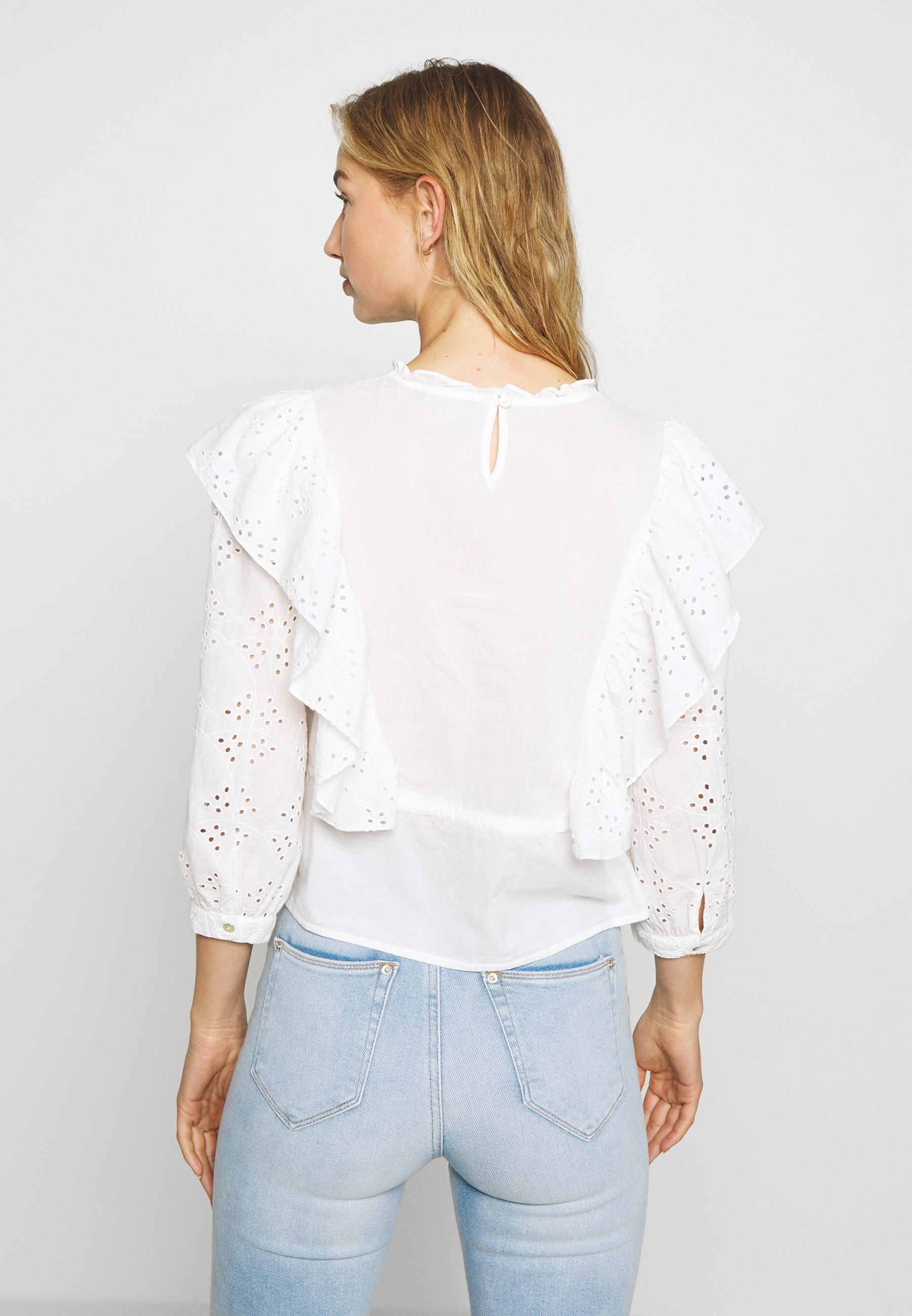 Gina Tricot SIV BLOUSE Bluser offwhite Zalando.no Gina Tricot SIV BLOUSE - Bluser - offwhite