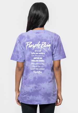 Print T-shirt - purple
